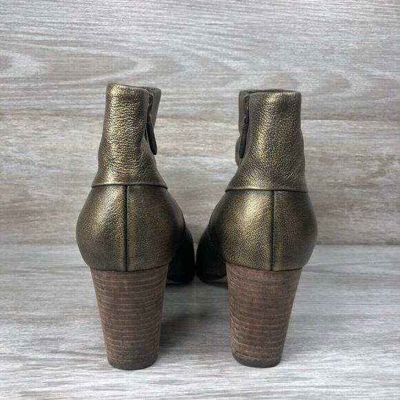 Cole Haan Women's Cassidy Metallic Zip Ankle Boots Size 6.5 B - Picture 4 of 11